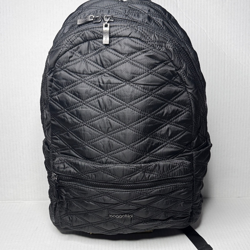 Baggallini Quilted Black Backpack